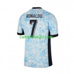 Camisolas de futebol Portugal Cristiano Ronaldo 7 Equipamento Alternativa Euro 2024 Manga Curta